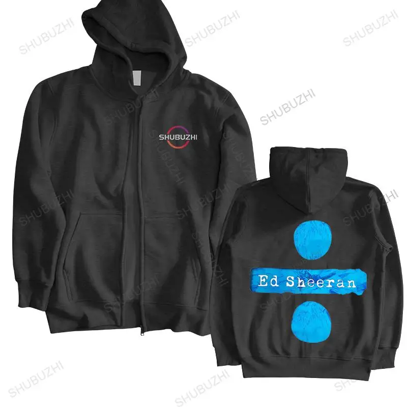 

hot sale men's brand jacket black fall winter hooded Ed Streetwear Harajuku Cotton MenS pullover Sheeran Divide unisex outwear