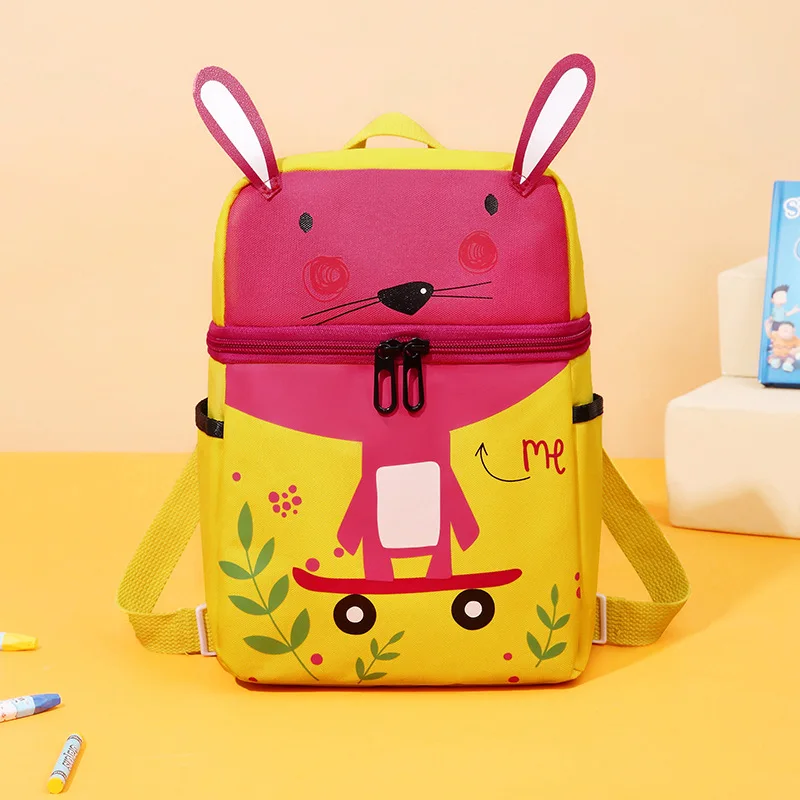 2020 New 3D Children School Bags for Girls Boy Children Backpacks Kindergarten Cartoon Animal Toddle Kids Backpack for 2-5 years