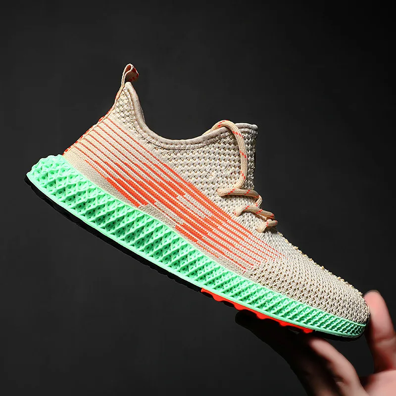 Мужские кроссовки Flyknit, дышащие, брендовые, трендовые кроссовки для мужчин, тренировочная обувь, zapatos hombre, кроссовки для мужчин, удобные