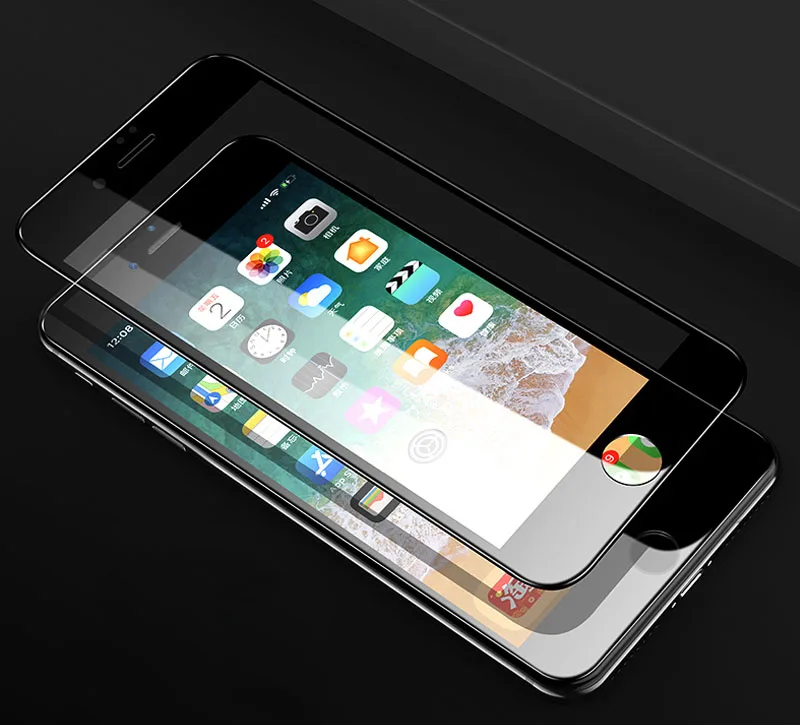 5D закругленные края полное покрытие Защитное стекло для iPhone X 7 8 6 6S Plus закаленное защитное стекло для экрана для iPhone 11 Pro Max XR стекло