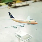 Авиакомпании Саудовской Аравии, модель самолета Боинг 747, литая под давлением, 15 см, коллекционная миниатюрная сувенирная игрушка для мировых авиаперевозок