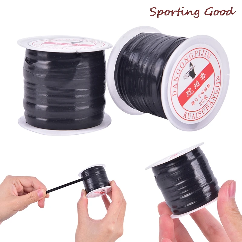 

Эластичная лента 20 м, привязанная к рогатке, Резиновая лента для охоты, катапульты, эластичная лента