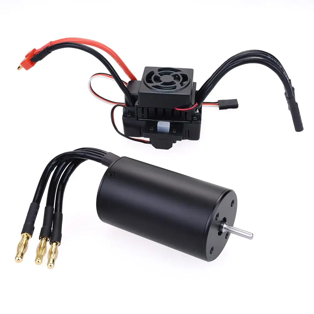 Surpass Hobby RC 3660 2600KV 3300KV Бессенсорный бесщеточный мотор с 60A ESC & светодиодная карта
