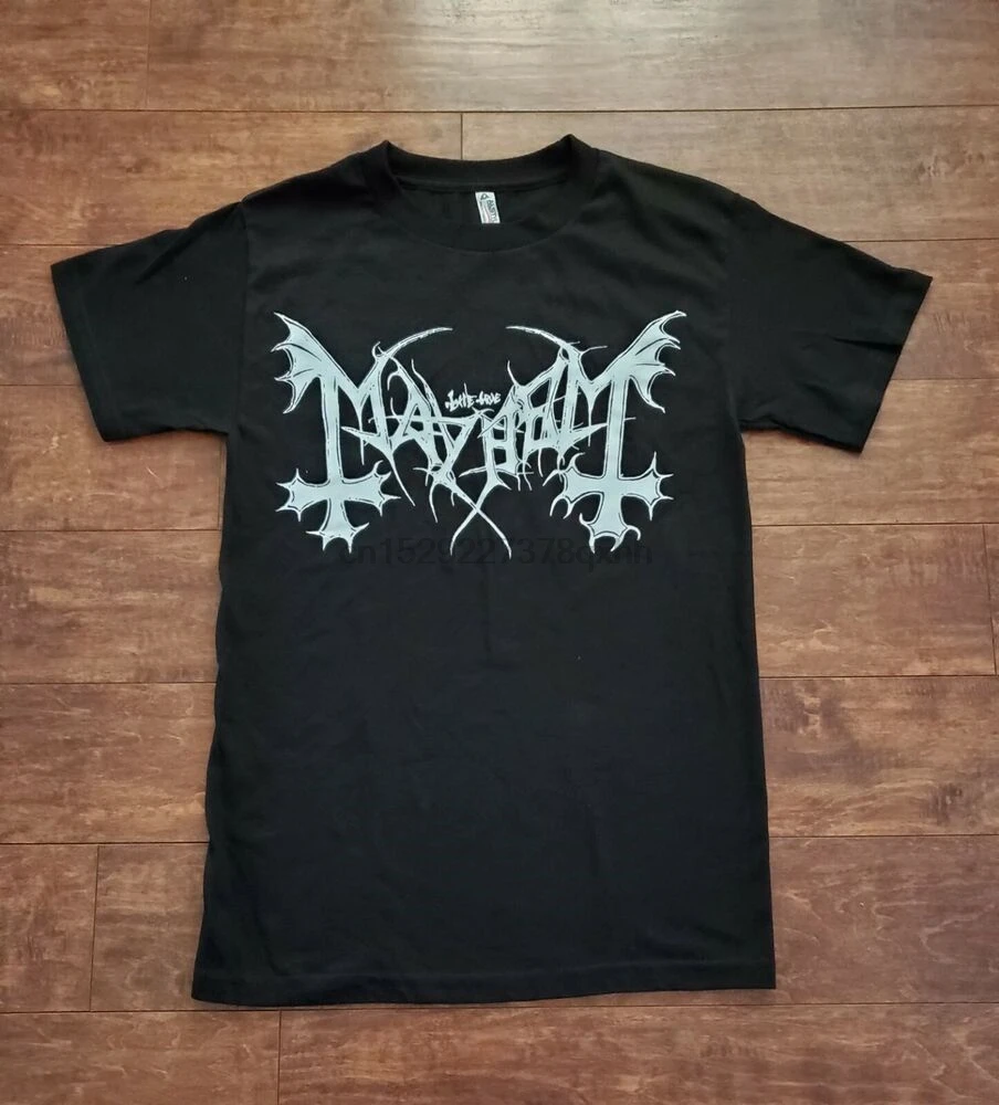 Новая футболка с логотипом MAYHEM LEGION | Мужская одежда