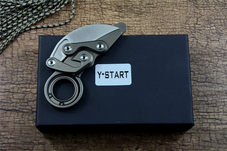 Нож M390 CS Go керамбит складной коготь EDC ножи TC4 титановая ручка с футляром Kydex для