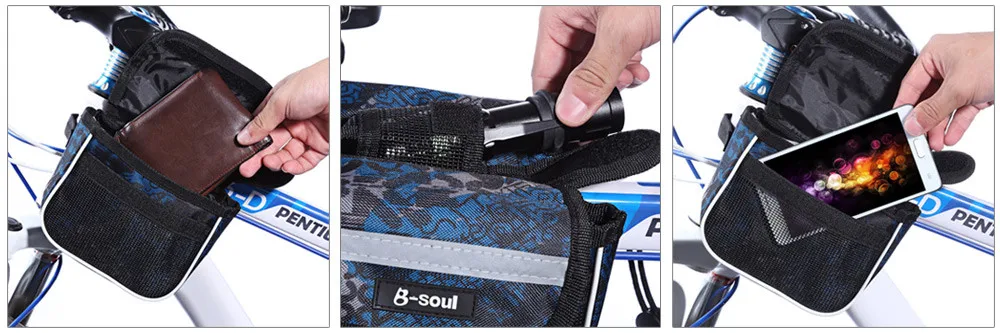 Водонепроницаемая велосипедная сумка высокое качество передняя рама трубка