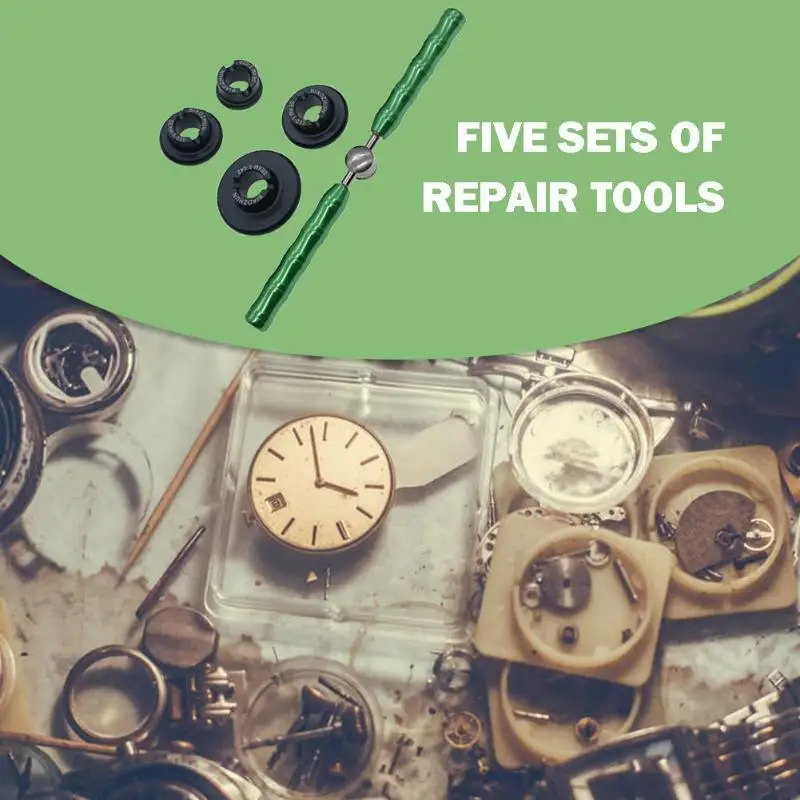 5 шт./компл. металлические часовые инструменты для часов Omega черный и зеленый