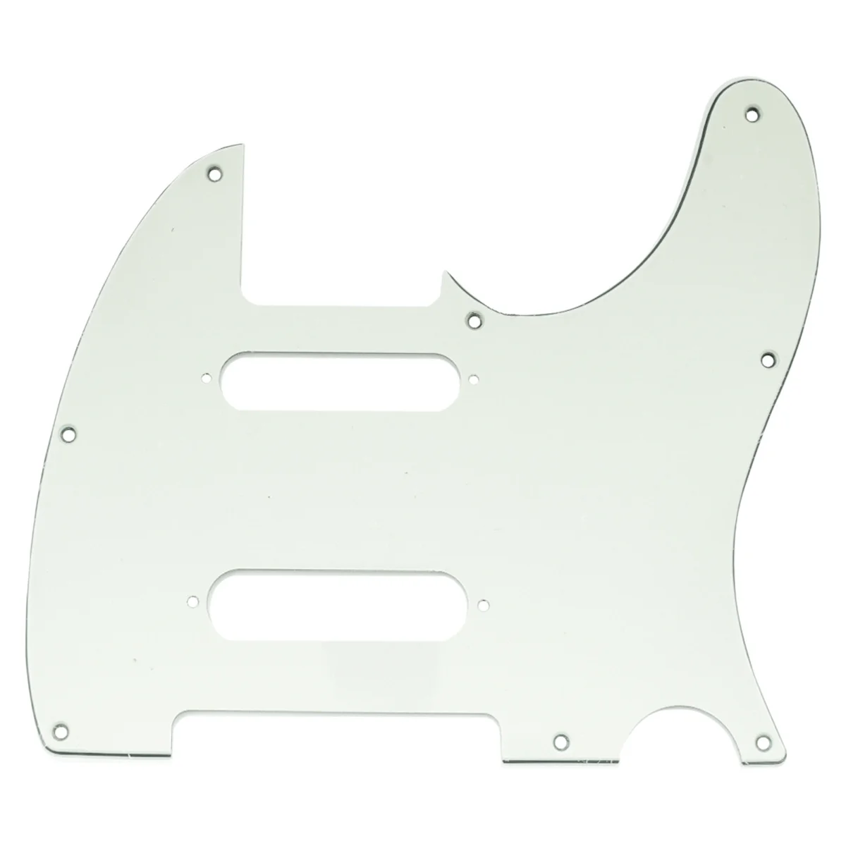 

Musiclily Pro 8 Holes SS Tele Pickguard for USA/Mexico Fender Deluxe Nashville Telecaster Electric Guitar, 3ply Aged White