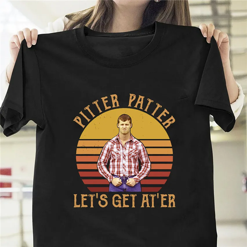 Letterkenny Pitter Let's Get After Мужская черная футболка хлопковая S-5XL для молодежи среднего