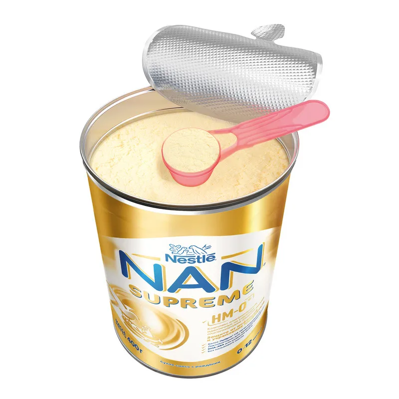 NAN Supreme 1 смесь с олигосахаридами для защиты от инфекций 400г 0-12мес | Мать и ребенок