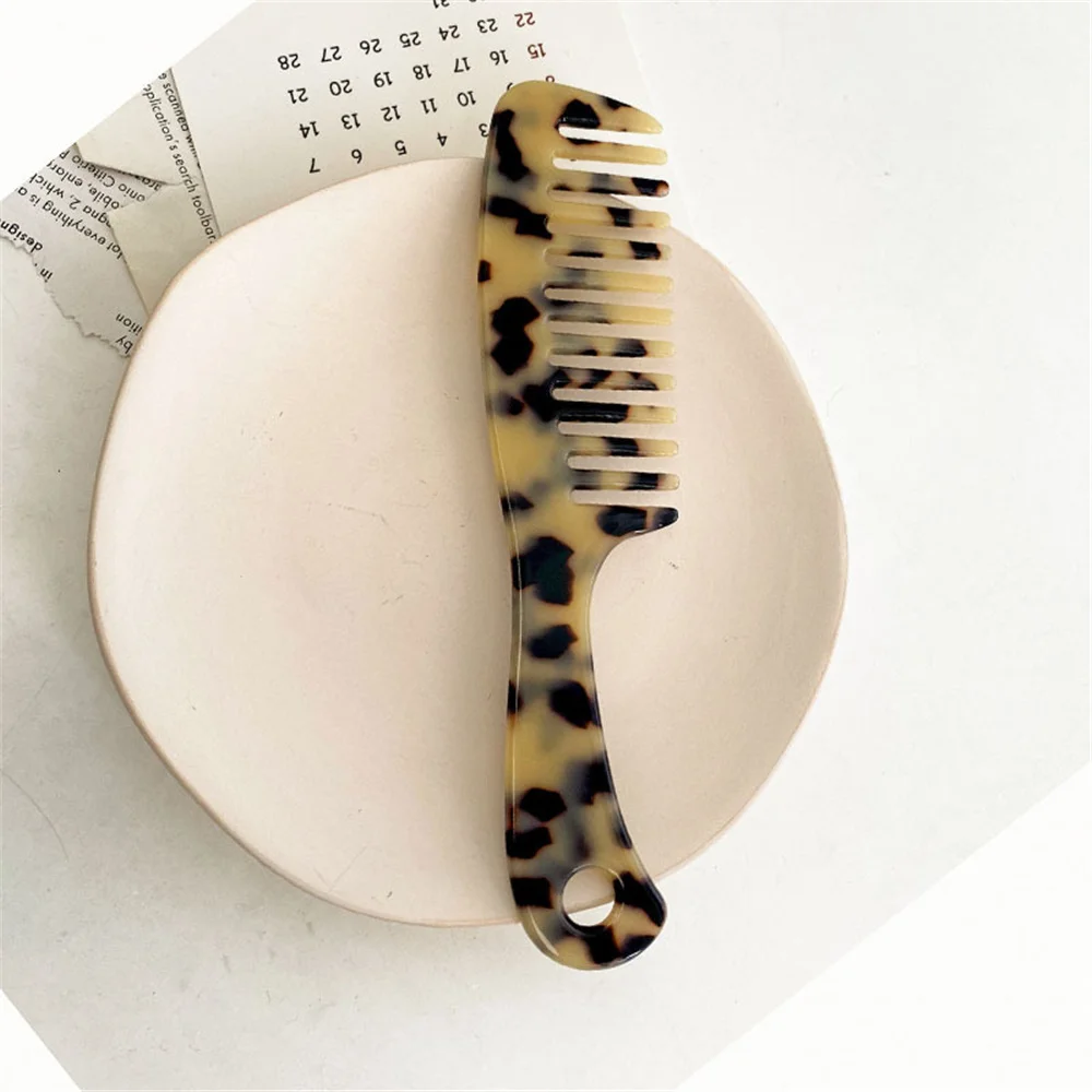 

Fashion Acetate Women Hair Brush Anti-static Massage Hair Combs Hairbrush For Salon Hairdressing Styling Tools