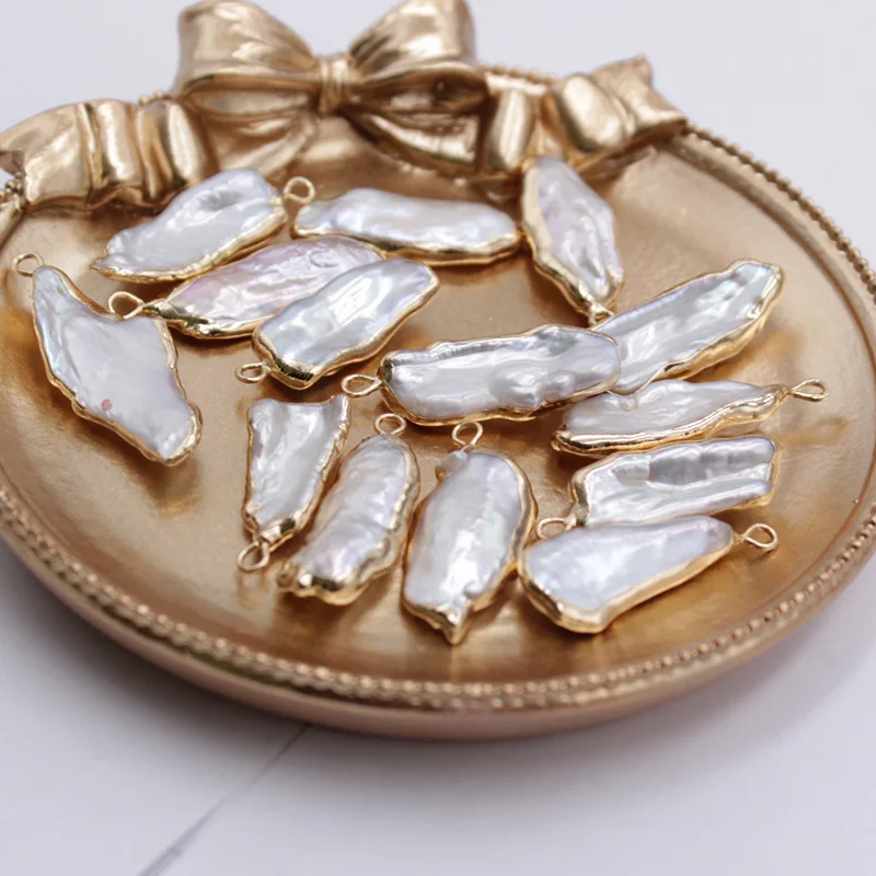 

Жемчуг неправильной формы, натуральный пресноводный окантовка, изысканный ювелирный аксессуар «сделай сам», используется для изготовлени...