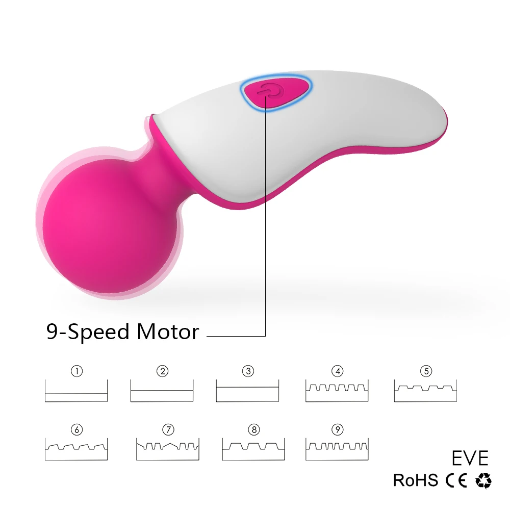 Новинка Мощный вибратор для орального клитора женщин USB зарядка AV массажер