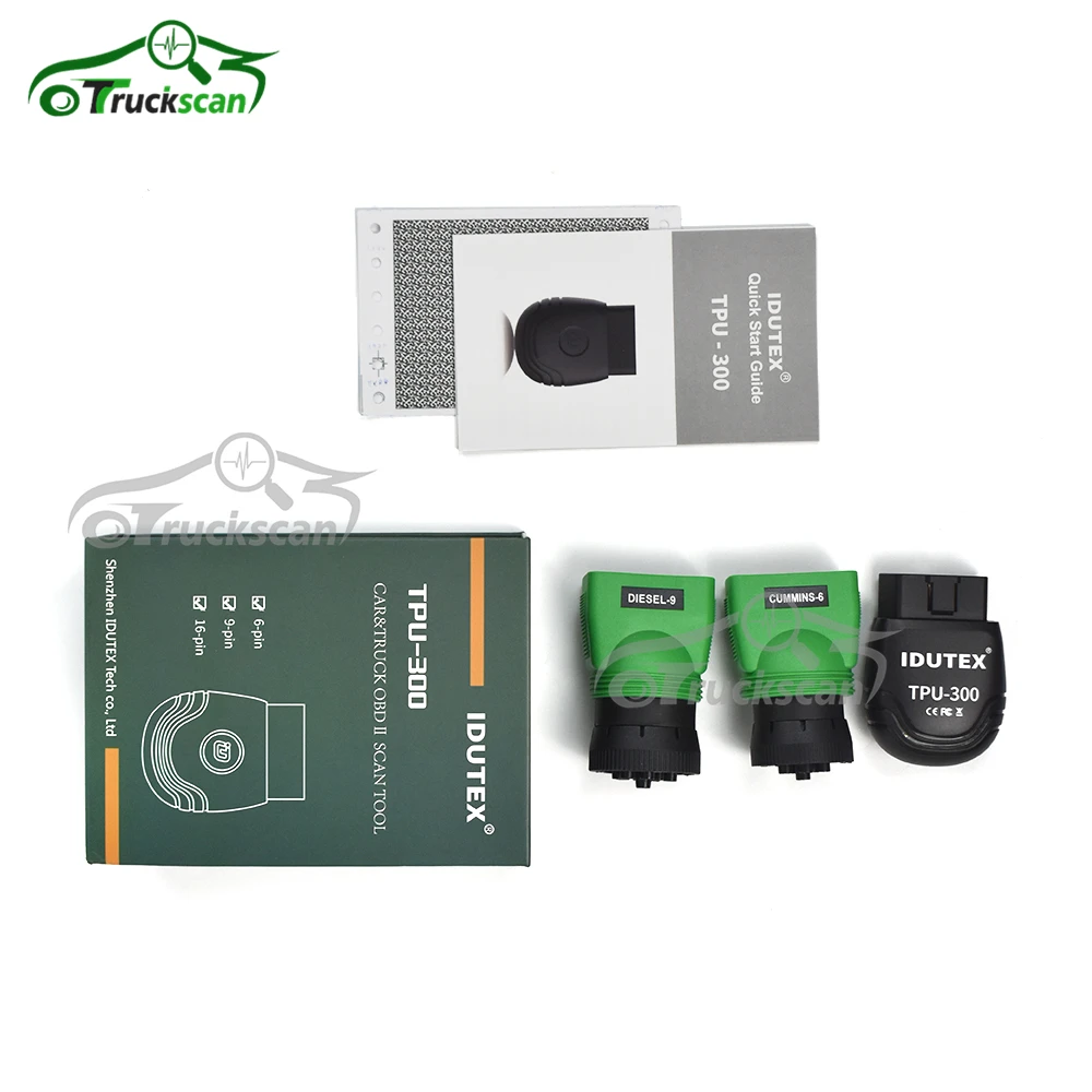 IDUTEX TPU300 xтюнер Vpecker для 12 В пассажирского автомобиля коммерческого автомобиля OBD2 6/9/16 Pin HD Тяжелый грузовик автомобиль диагностический инструмент