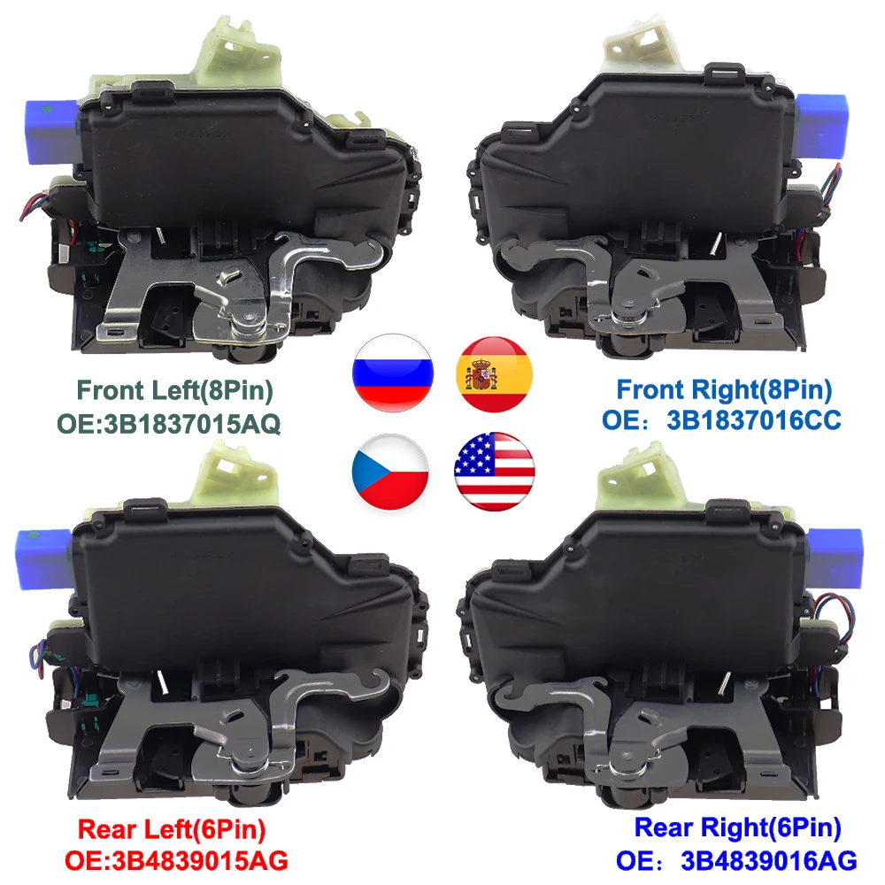 Привод дверного замка 3B1837015AQ центральный механизм для VW T5 POLO Superb FABIA TRANSPORTER Seat Ibiza