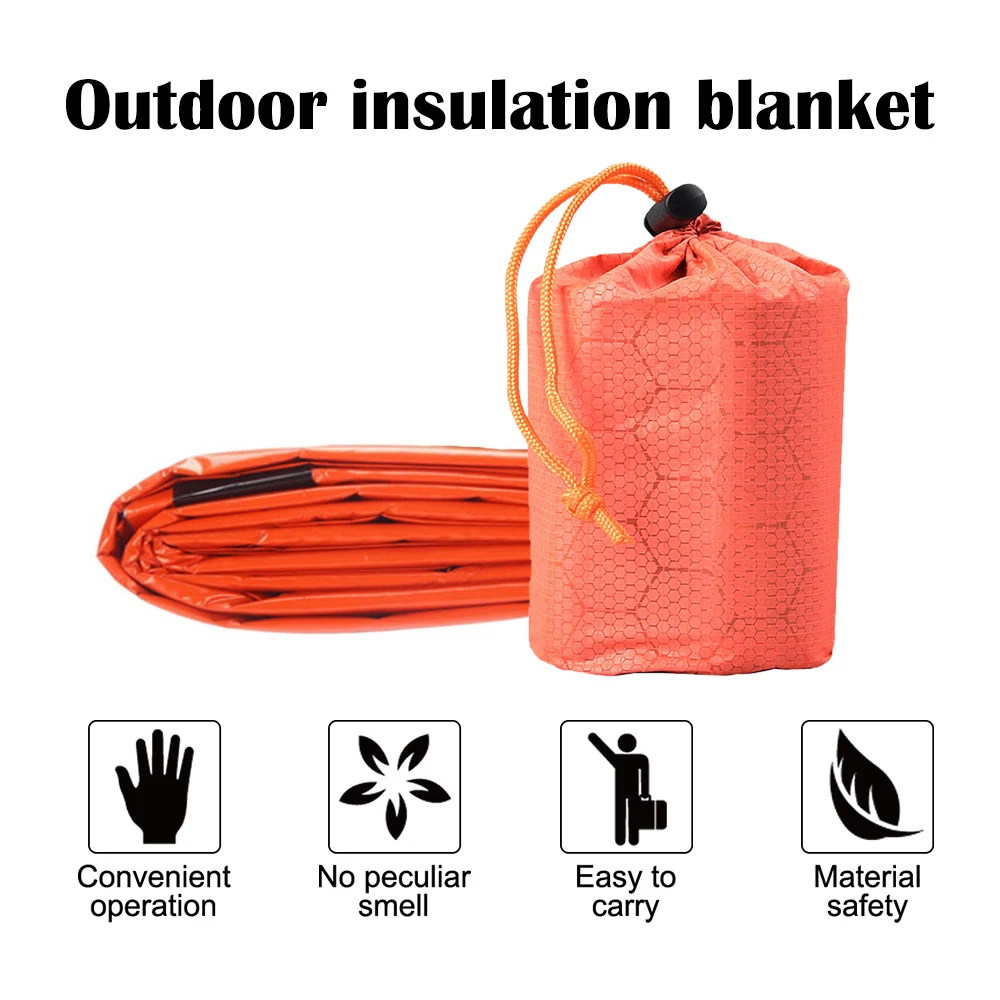 

Дорожный мешок для автомобиля, многоразовый водонепроницаемый спальный мешок для оказания первой помощи, одеяло для выживания, кемпинга