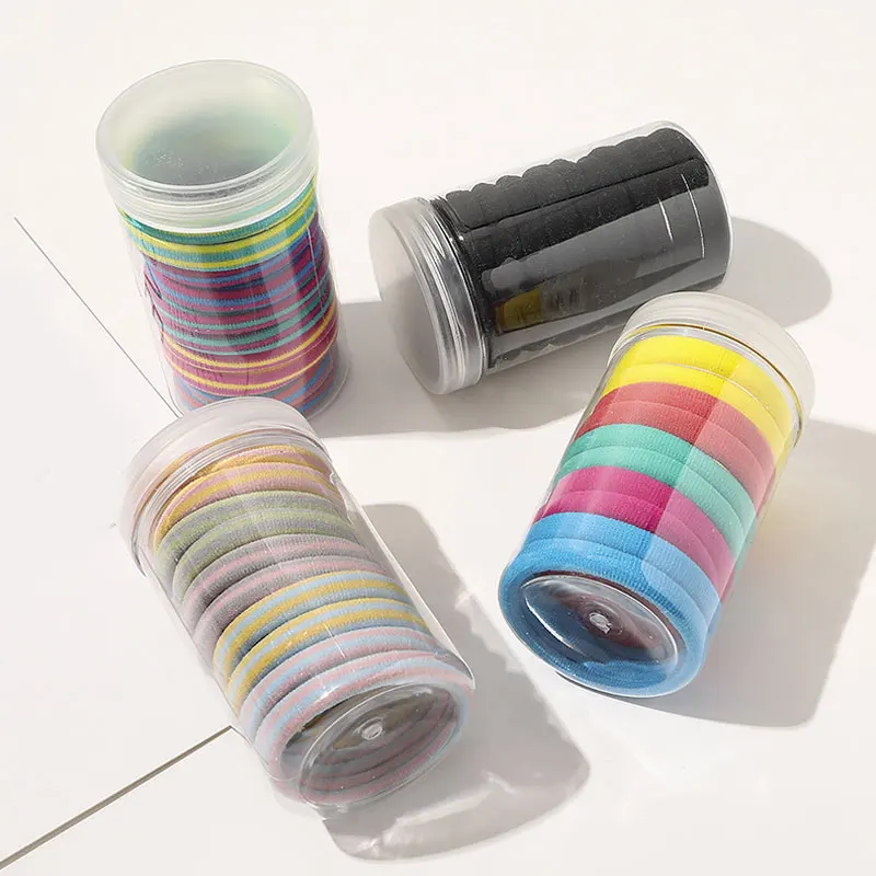 10 шт./компл. эластичные резинки для волос женщин и девочек ободок хвоста