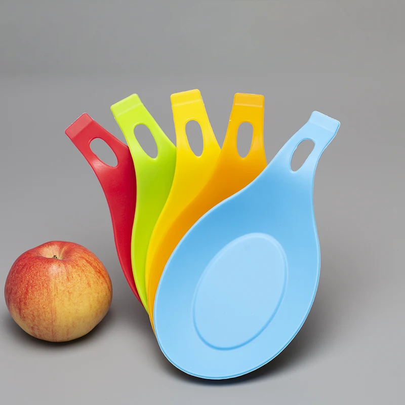 1pcs Silicone Heat Resistant Spoon Fork Mat Rest Utensil Spatula Holder Pad Tray Kitchen Cooking Tool Accessory 5z | Дом и сад