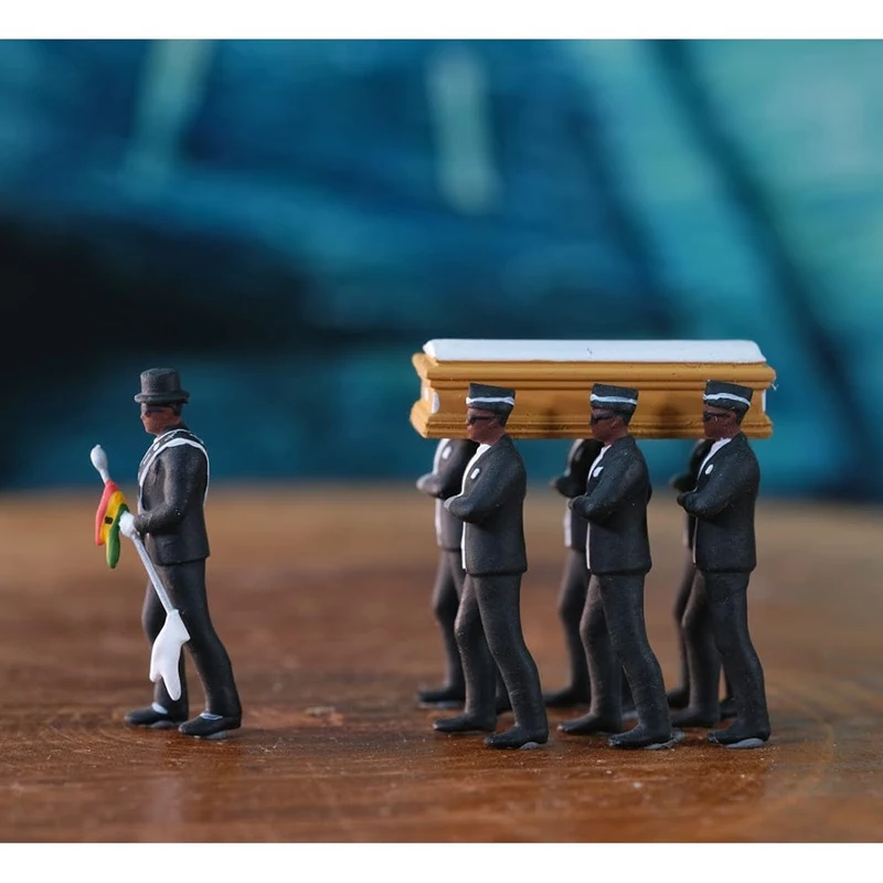 Косплей ганская танцевальная фигура палластеров гроба фигурки для погребения