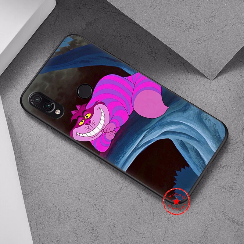 IYICAO Alice Cheshire Cat Soft Case for Xiaomi Redmi Note 8 7 6 5 Pro 5A 4X Silicone TPU |