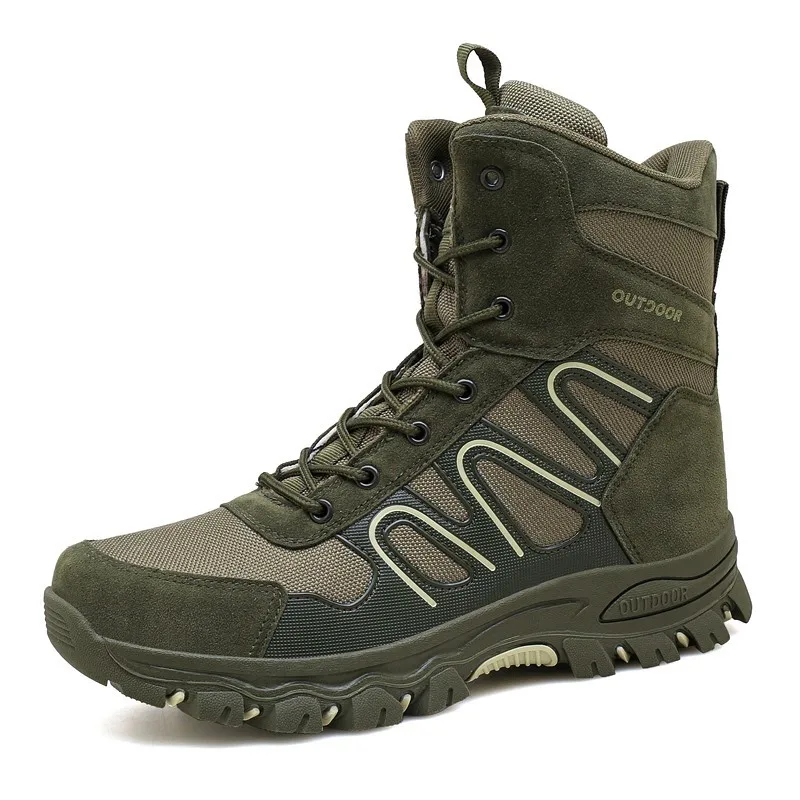 

Men Desert Tactical Military Boots Male Working Safty Shoes Army Combat Boots Man Special Force Tactical Combat Ankle Boots