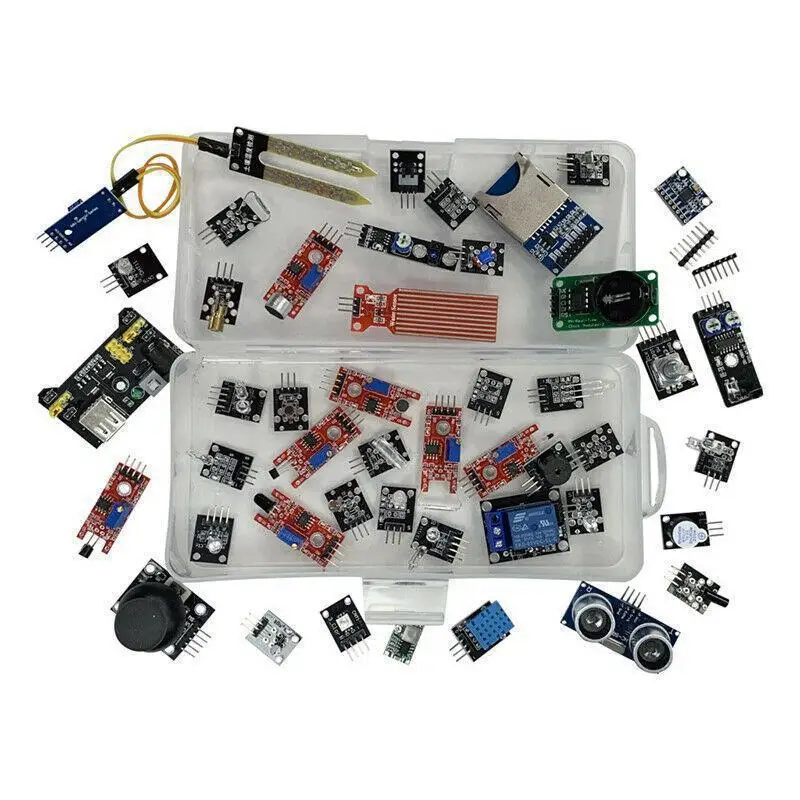 Для Arduino 45 в 1 сенсор s модули стартовый комплект лучше чем 37в1 37 Комплект Uno R3 Mega2560 |