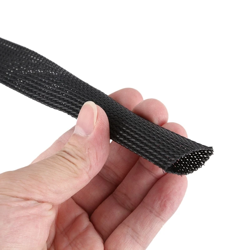 5 м длина 30 мм Диаметр нейлоновый тканевый шланг плетеный защита кабеля