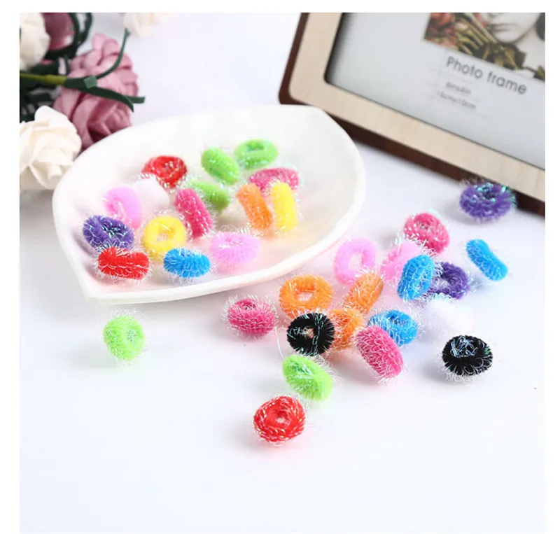 

Girls Elastics Headband Hair Accessories Colorful Circle Baby Hair Band