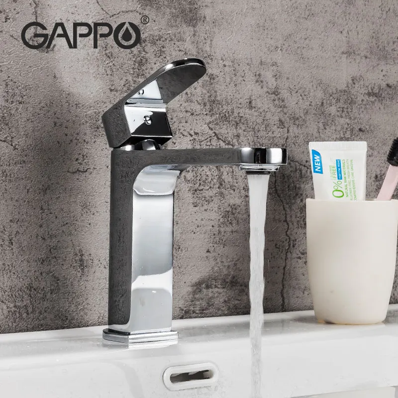 

Смеситель для раковины GAPPO G1083, латунный хромированный кран для ванной комнаты
