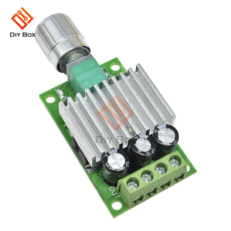 10A 12 V-30 V PWM контроллер скорости двигателя постоянного тока Регулируемый Скорость регулятор губернатор 12V 24V Вентилятор Мотор RC Скорость Управление теплоотвод