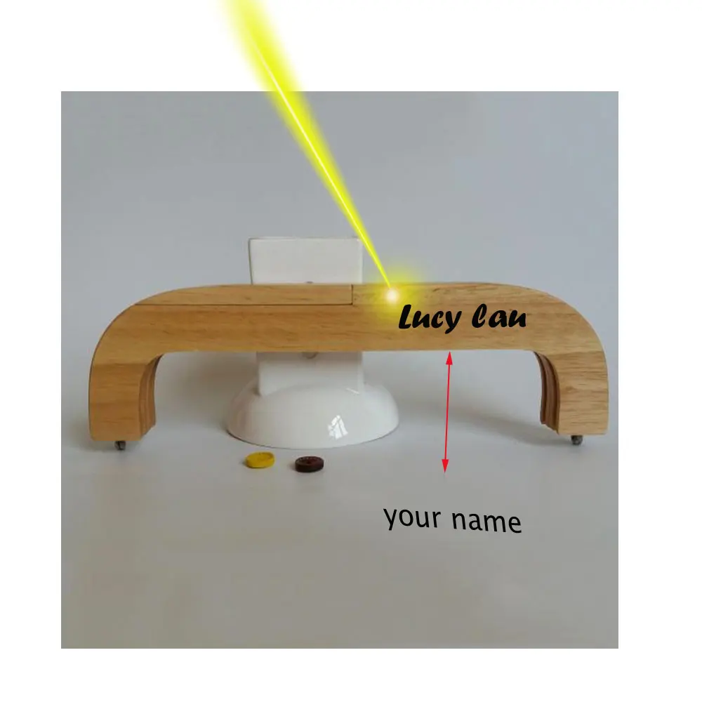 25 см деревянная застежка для сумки кошелек рамка Бесплатная лазерная гравировка