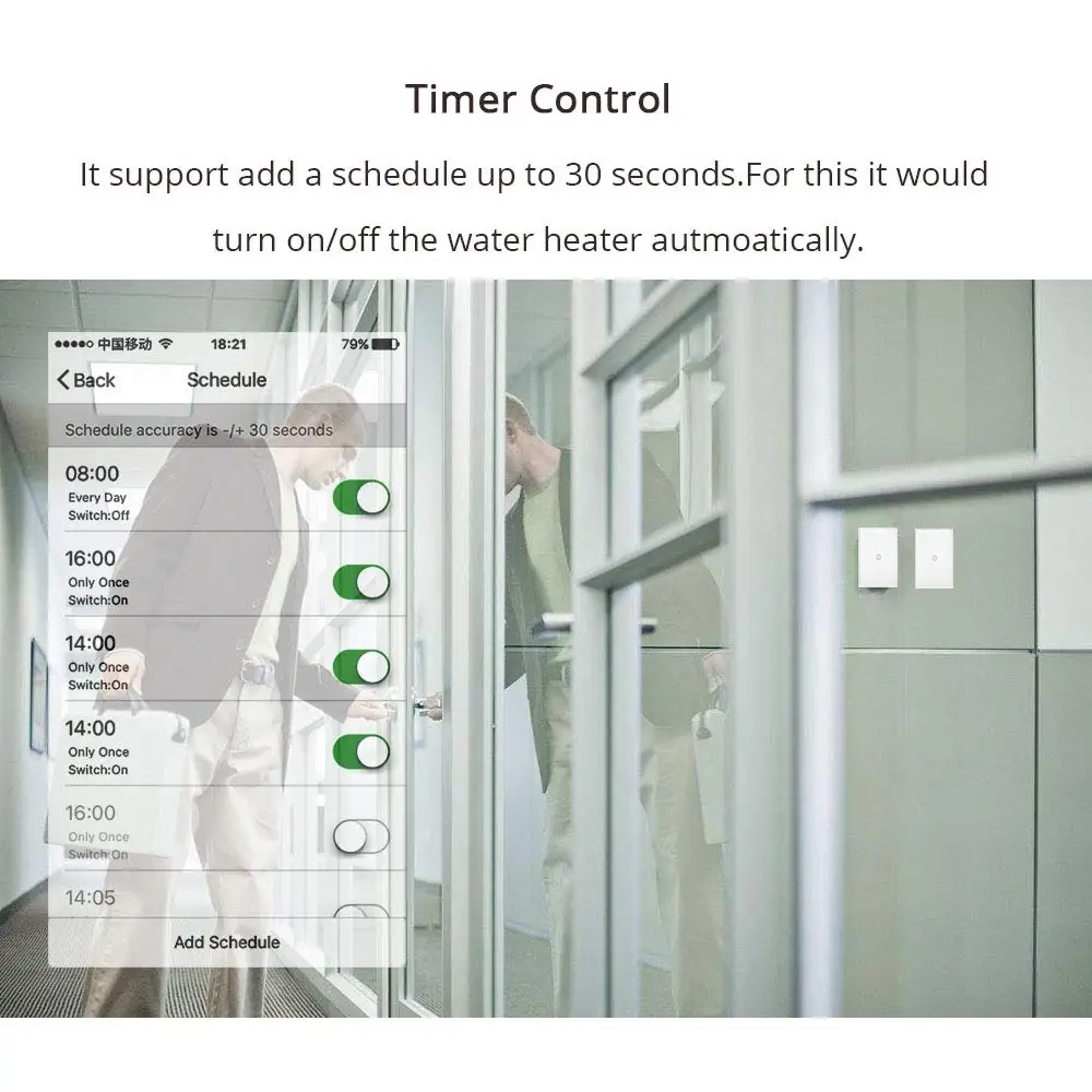 SOPLO Wifi бойлер умный переключатель водонагреватель переключатели голосовой пульт