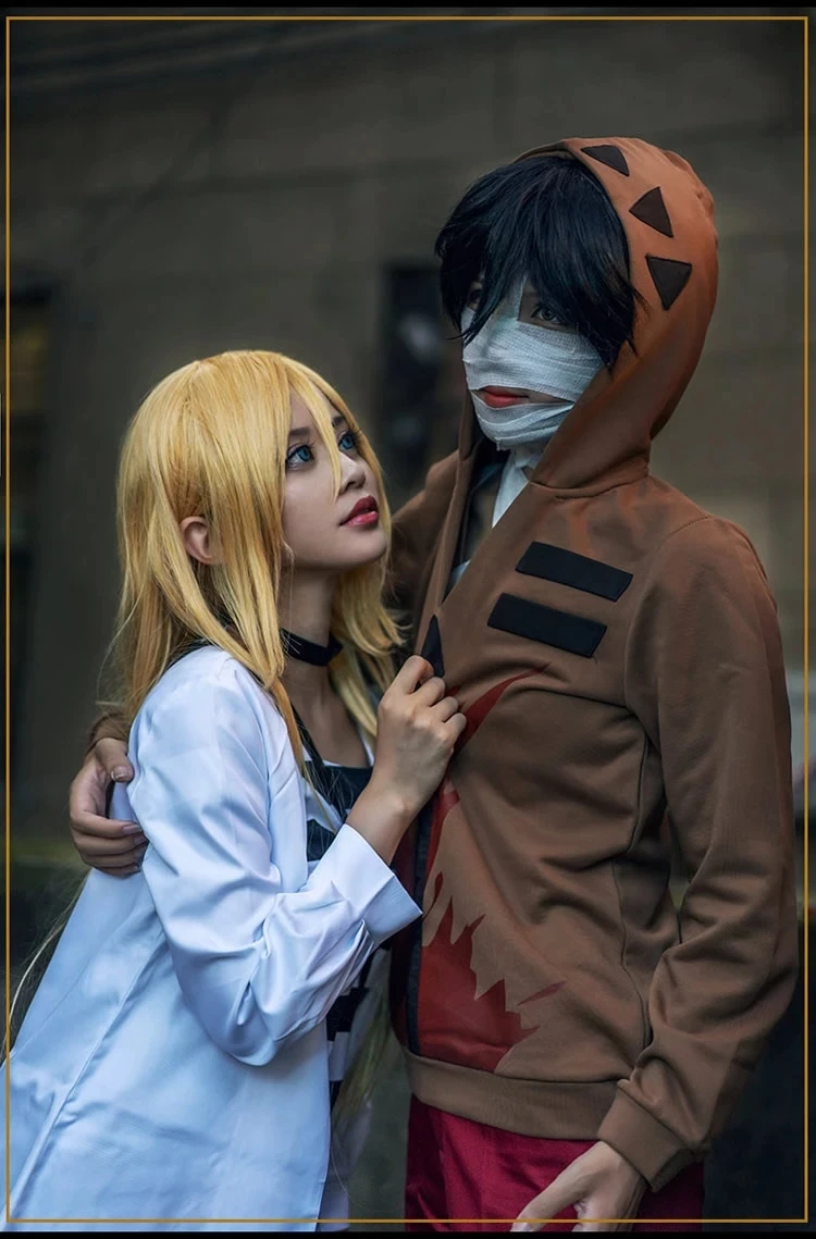 Аниме ангелы смерти косплей Айзек Фостер костюм Satsuriku no Tenshi Zack Униформа парик