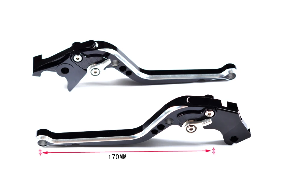 

Brake Clutch Levers for Kawasaki ZRX1100 / 1200 1999-2007, ZZR1200 2002-2005, ZG1000 CONCOURS 1992-200 Black Grey Double Colors