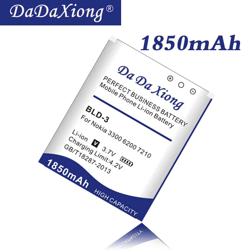 Аккумулятор Da Xiong 1850 мА/ч BLD 3 литий ионный аккумулятор телефона Батарея для Nokia 7210