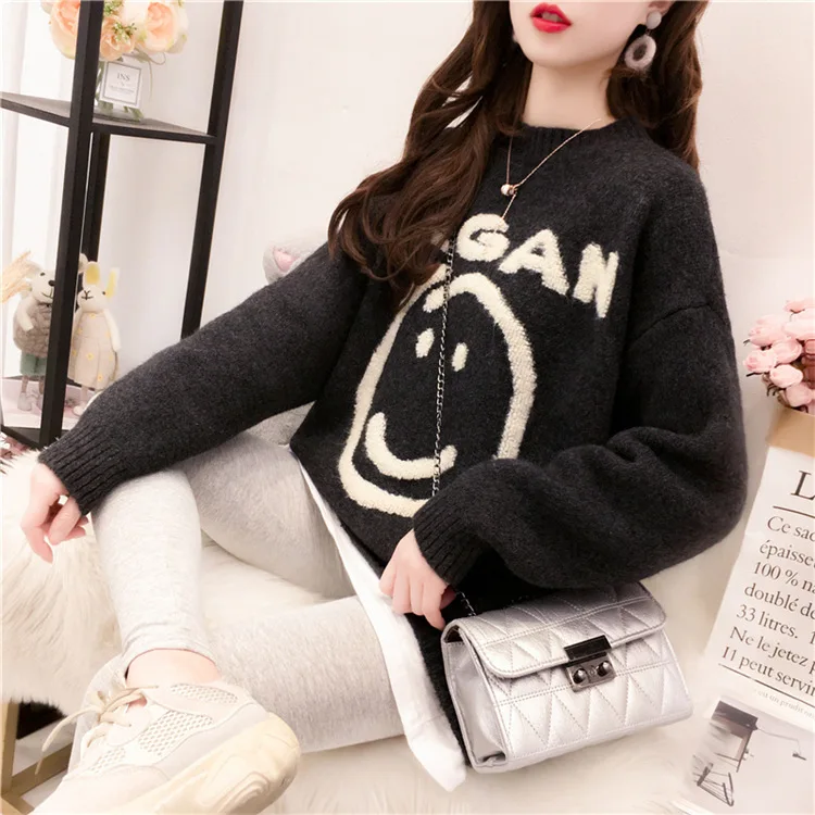 

Autumn Loose-Fitting Underwear Sweater Female Turtleneck Ins Super Western Style All-Matching Outerwear Top Fashionable