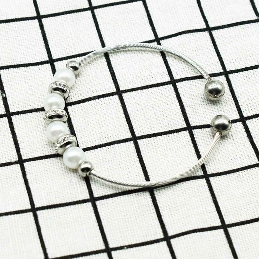 

Bracelet of stainless steel wire fashion generous bracelet