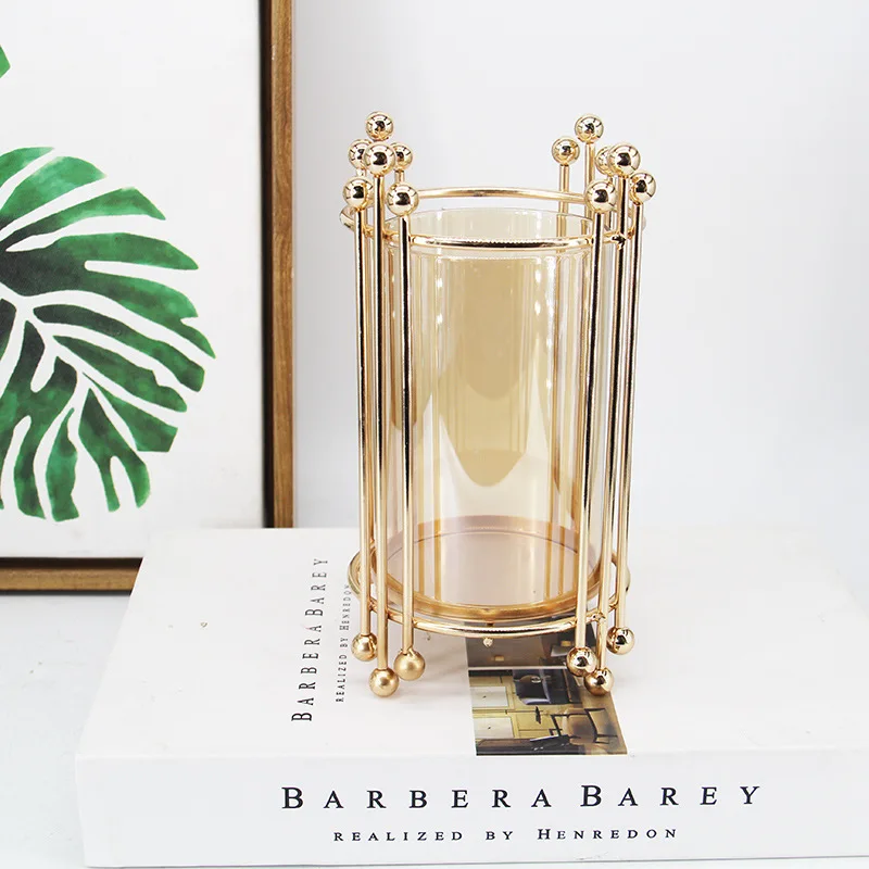 

Modern Candle Holders Home Decor Brush Pen Holder Nordic Style Living Room Decoration Table Centro De Mesa