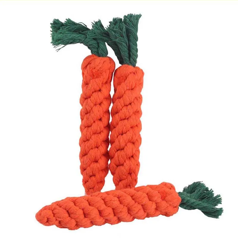 

Outdoor Tossing Game Puppy Teeth Cleaning Cat Stick Dog Supplies Pet Molar Cotton Rope Toy Cute Radish Shape Dog Chewing Toy