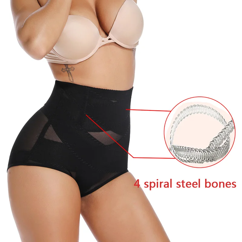 Для женщин Высокая талия талии тренер животик Управление Body Shaper нижнее белье, бесшовное нижнее белье, трусики-стринги, подтяжка ягодиц, пояс для похудения Body Shaper Pantiies