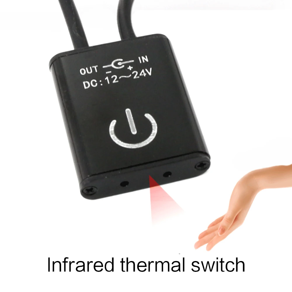 

DC 12V 24V IR Motion Switch Light Lamp Wardrobe Cabinet Sensor Lamp Cupboard LED PIR Infrared Switch