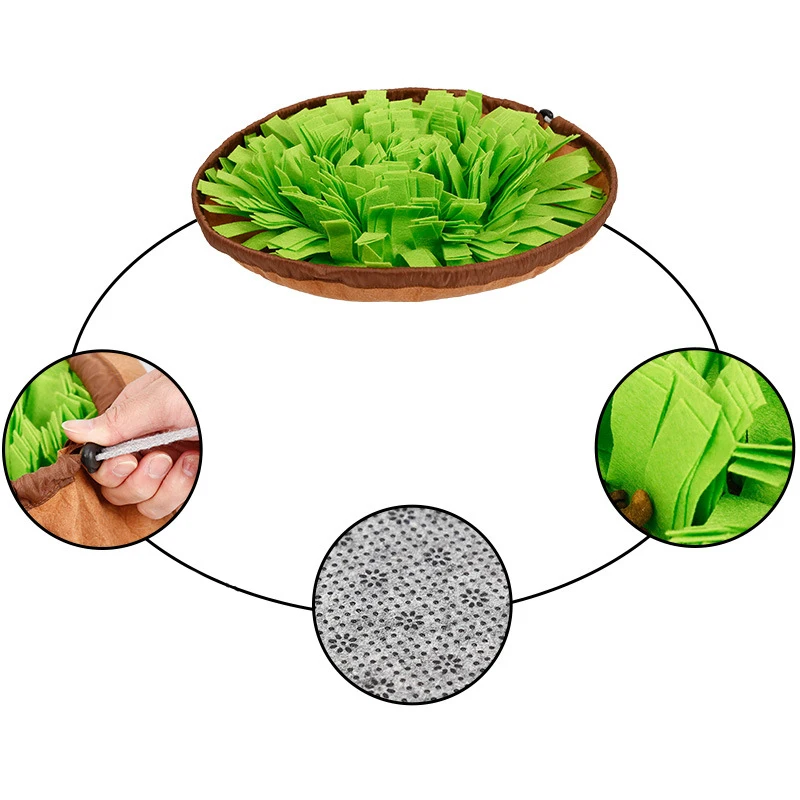 Aapet ПЭТ чувствовал тканевый лоток Еда удушья предупреждение чаша Энери