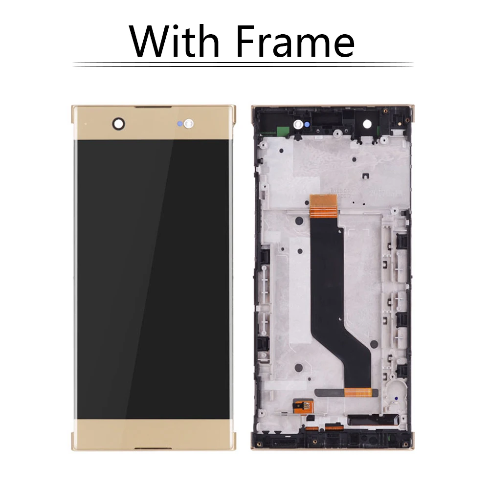 6 0 ''Оригинальный ЖК-дисплей для SONY Xperia XA1 Ultra ЖК-сенсорный экран с рамкой