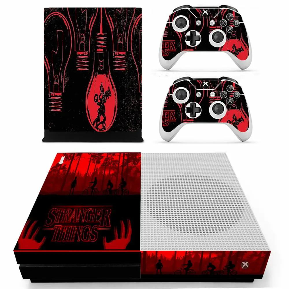 Странные Вещи наклейка s для Xbox One S виниловая кожа Наклейка Pegatinas Adesivos one тонкая