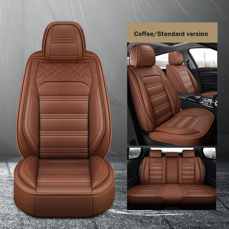 Универсальный PU кожаная чехол автокресла для Jaguar XF XE XJ F PACE TYPE Maserati Levante Lifan x60