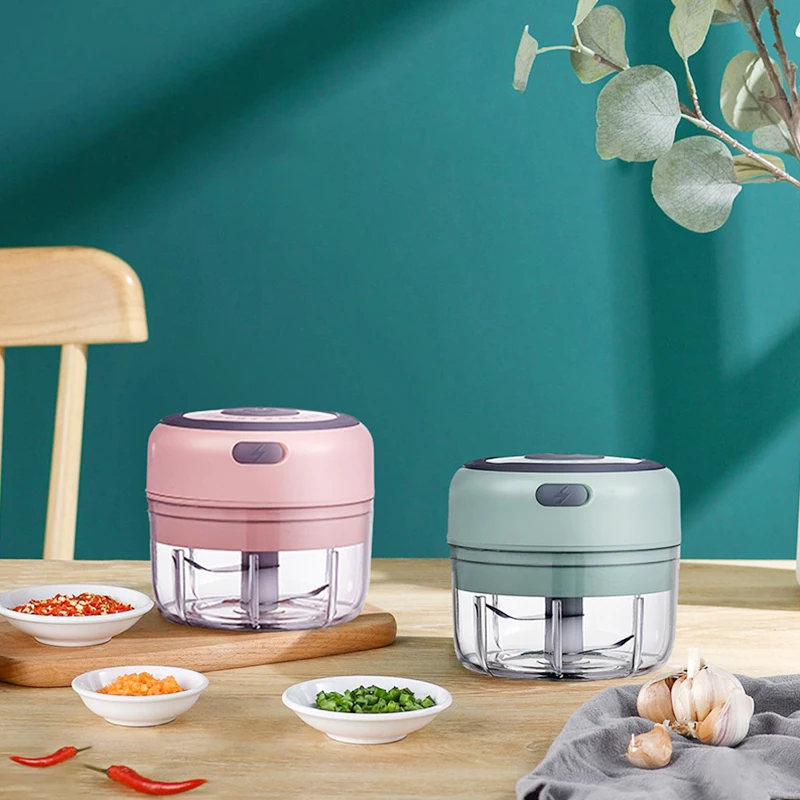 

New Upgraded Smart Electric Mini Food Garlic Vegetable Onion Chopper Multi-function Processor Fruit Crusher Kitchen Accessories