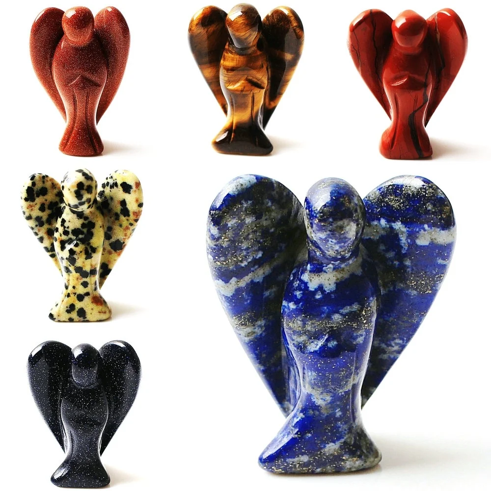 1 шт. 5 дюймов натуральный аметист кристалл Ангел ручной работы Агат крыло Ангела