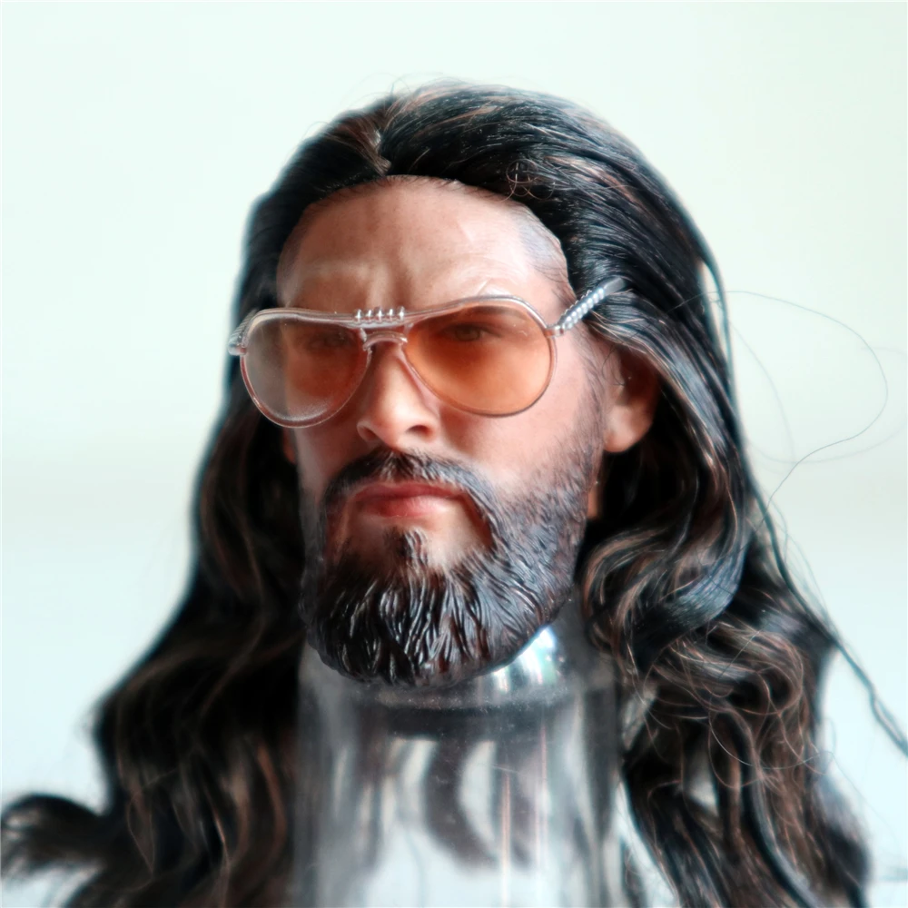 NRTOYS 1/6 прохладный человек глава лепить корень волосы версия для 12 дюймов фигурку