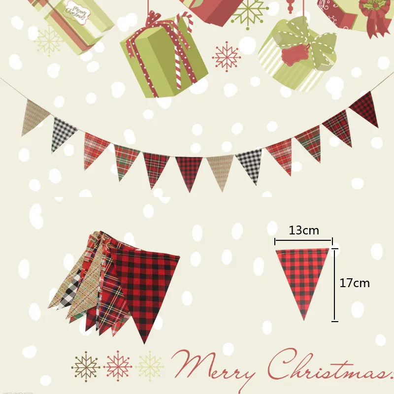 Красочный латексный из натурального джута льняной флажок фестивальные флаги