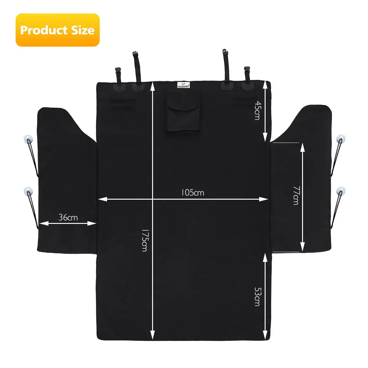 

Car Waterproof 105 x 175cm Blanket Oxford Pet Dog Cat Car Trunk Mat Carrier Cover Pet Blanket Cover Mat Protector